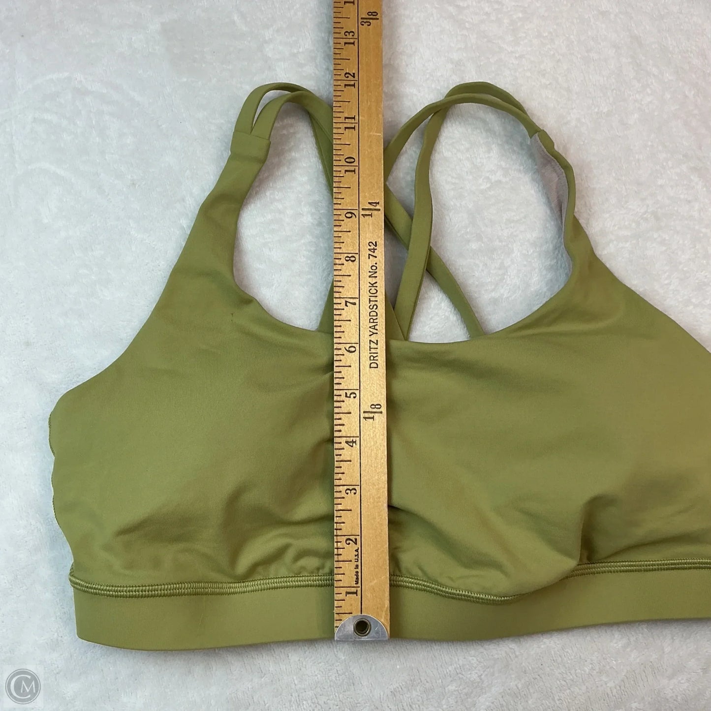 Athletic Bra By Lululemon In Green, Size: 10