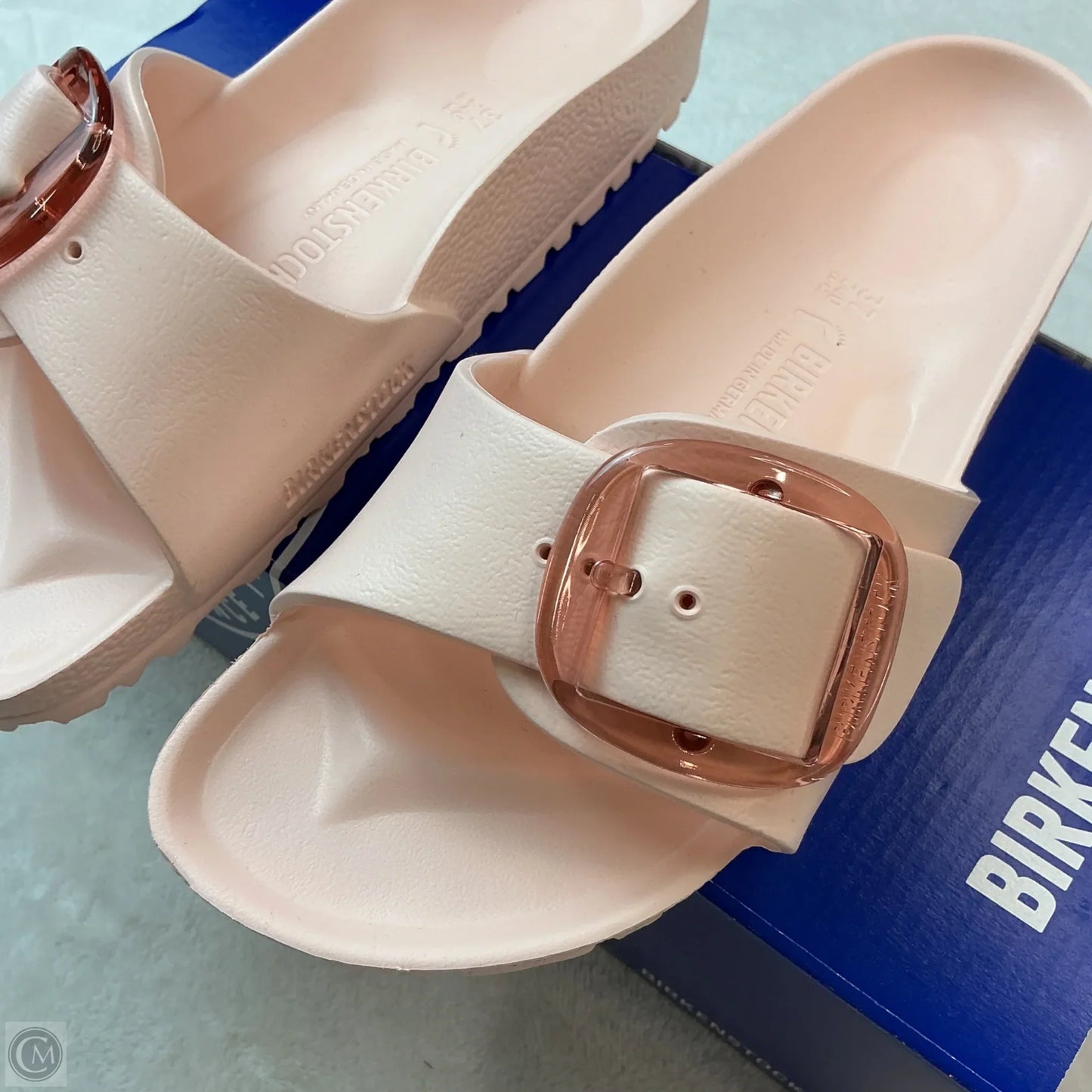 Sandals Flats By Birkenstock In Pink, Size: 6