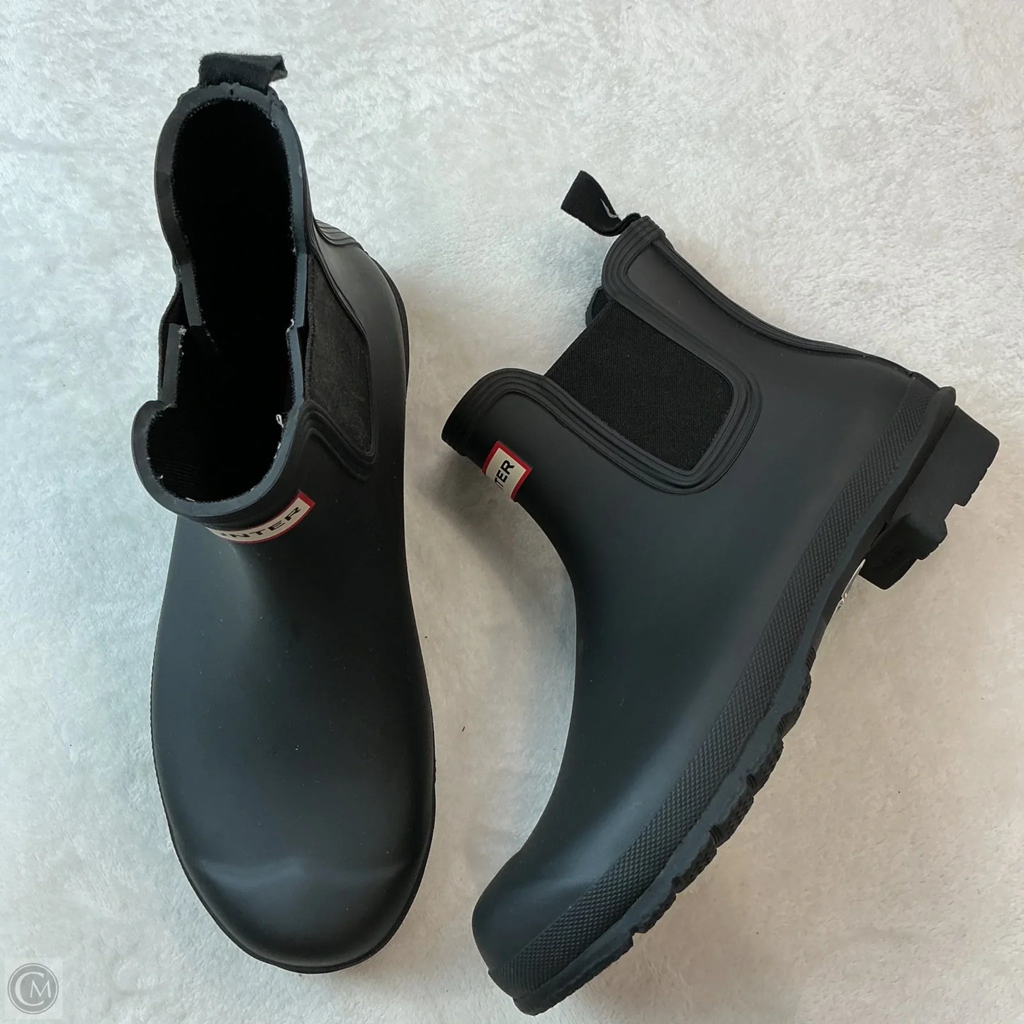 Boots Rain By Hunter In Black, Size: 11