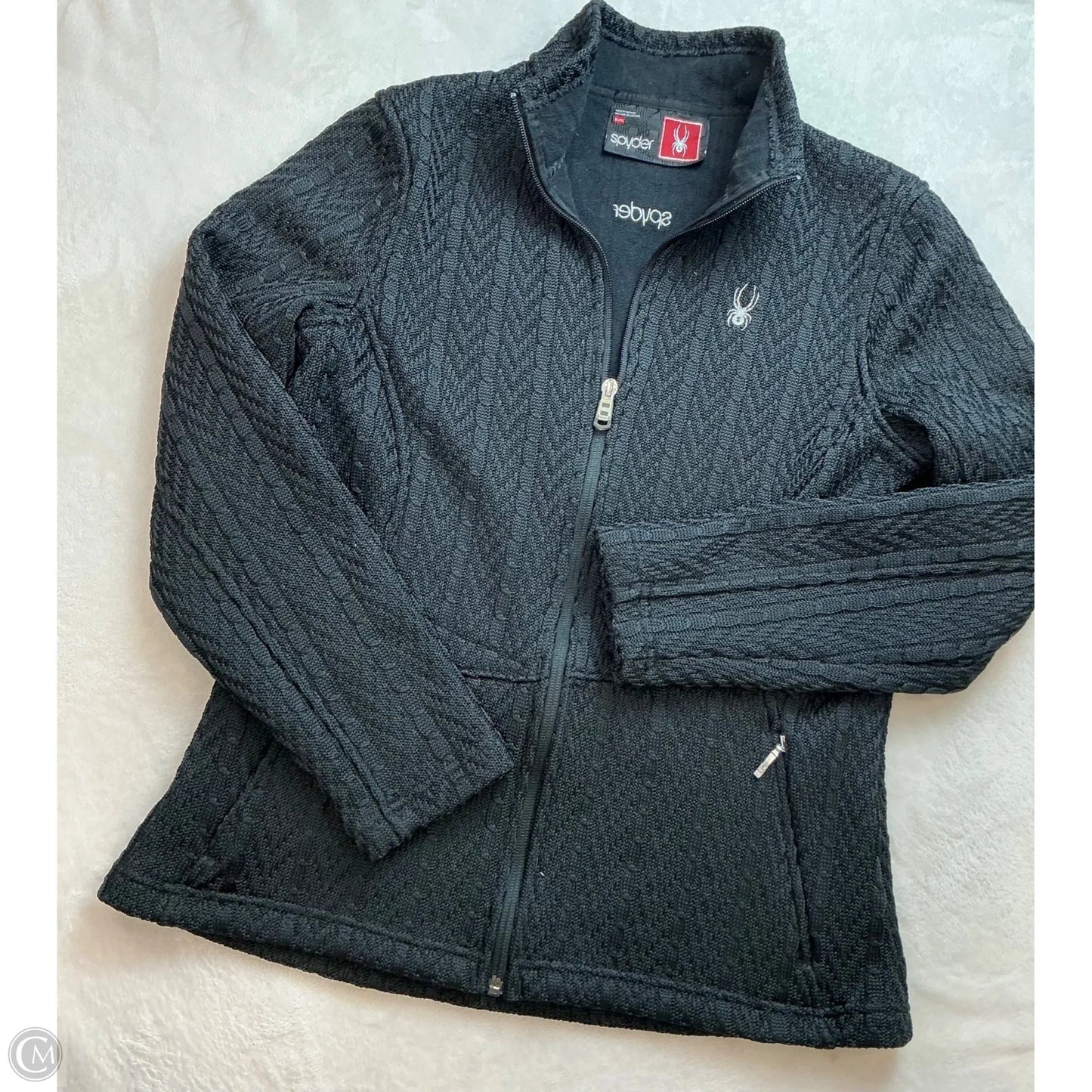 Athletic Jacket By Spyder In Black, Size: Xl