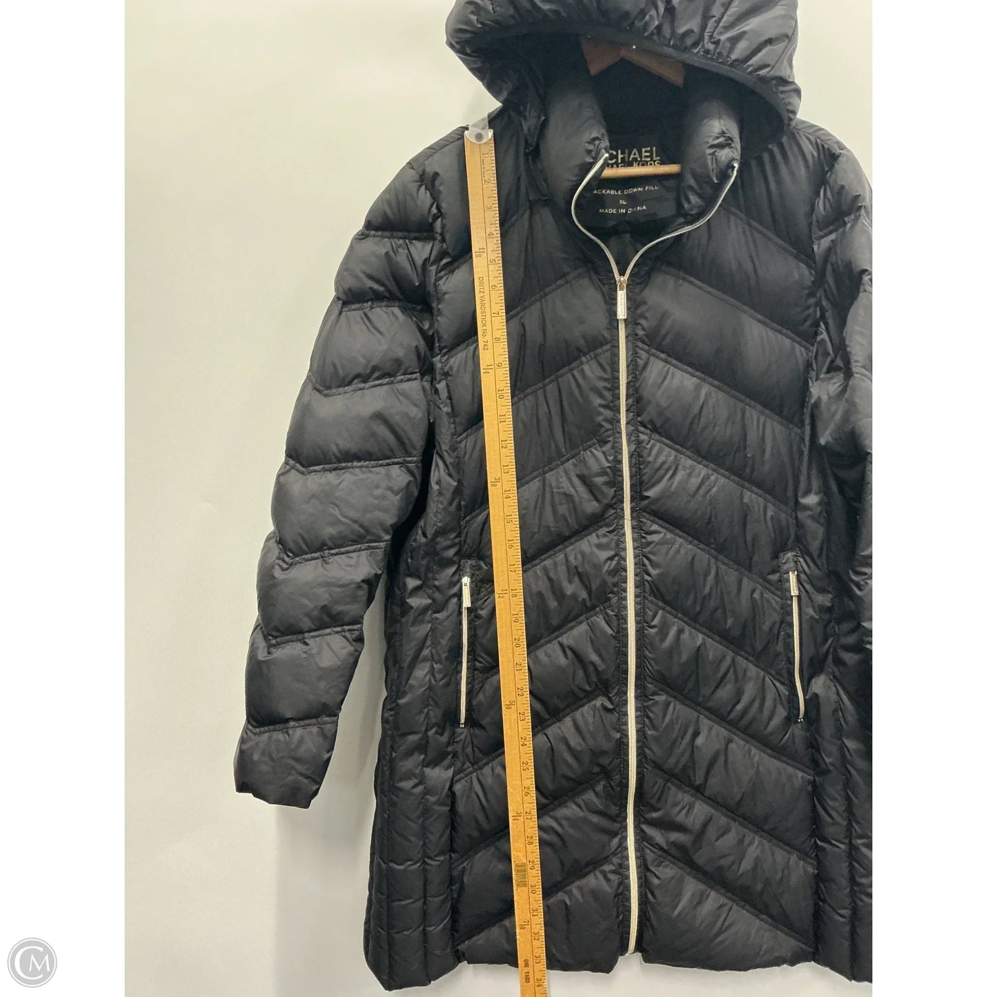 Jacket Puffer & Quilted By Michael By Michael Kors In Black, Size: Xl