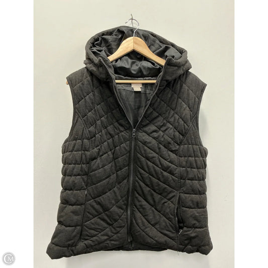 Vest Puffer & Quilted By Chicos In Black, Size: Xl