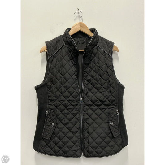 Vest Puffer & Quilted By Chicos In Black, Size: L