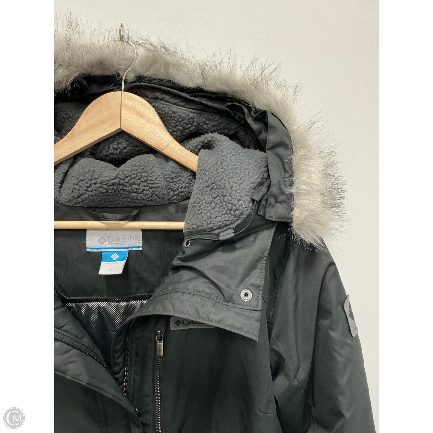 Coat Parka By Columbia In Grey, Size: Xl