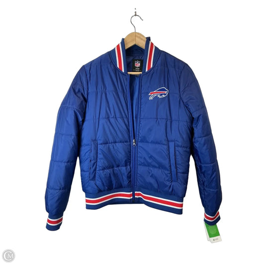 Jacket Puffer & Quilted By Nfl In Blue, Size: S
