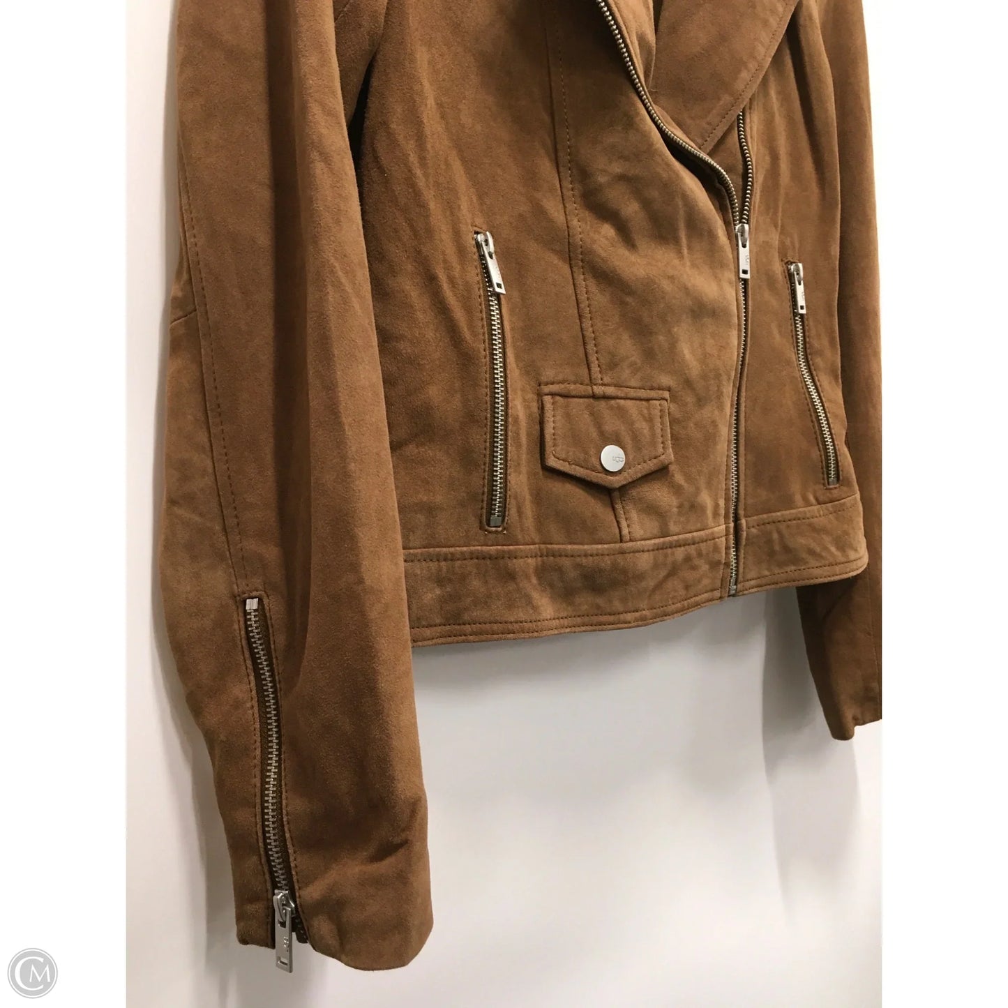Jacket Designer By Ugg In Tan, Size: Xs
