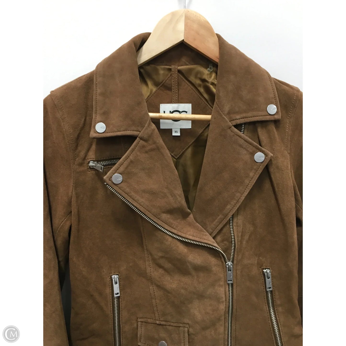 Jacket Designer By Ugg In Tan, Size: Xs