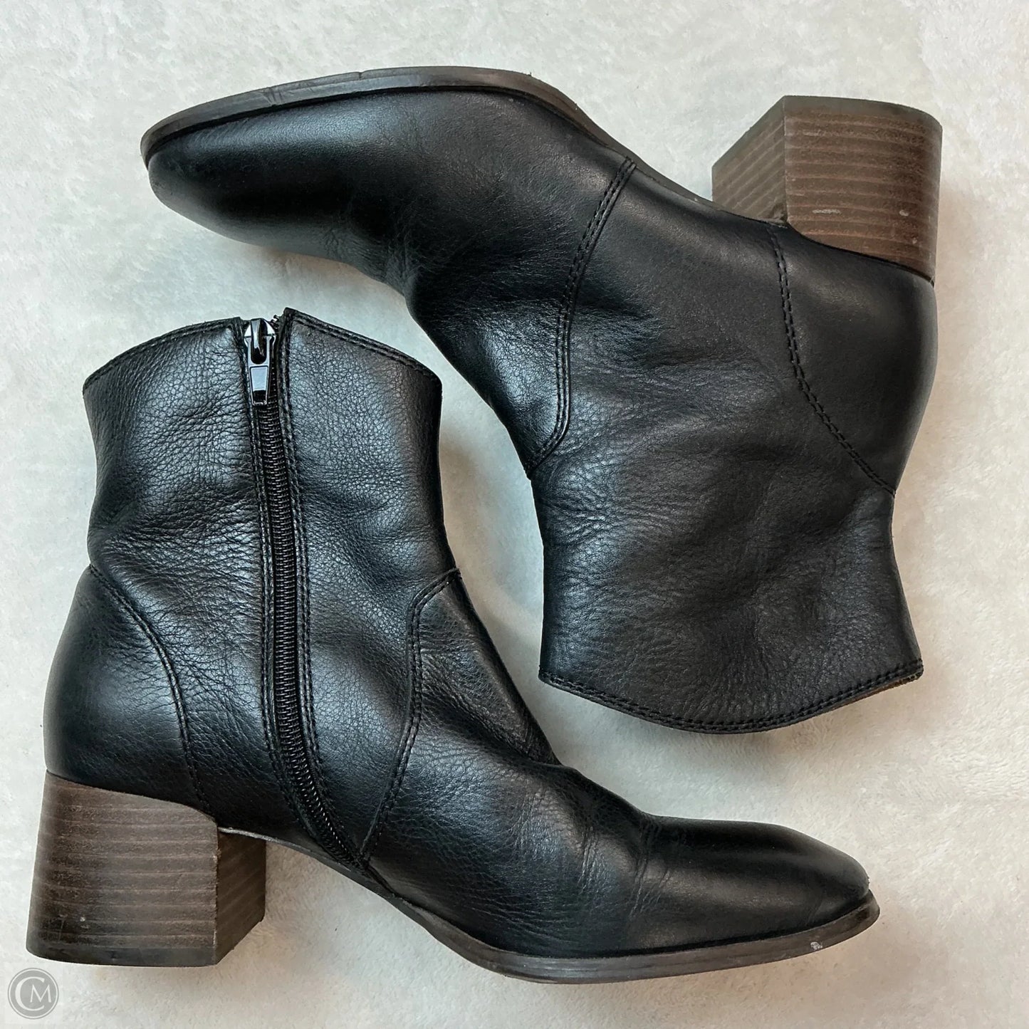 Boots Ankle Heels By Lucky Brand In Black, Size: 7.5