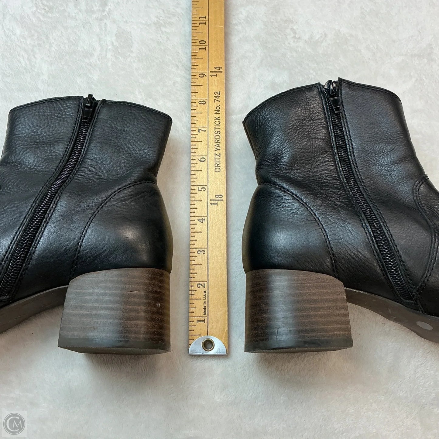 Boots Ankle Heels By Lucky Brand In Black, Size: 7.5