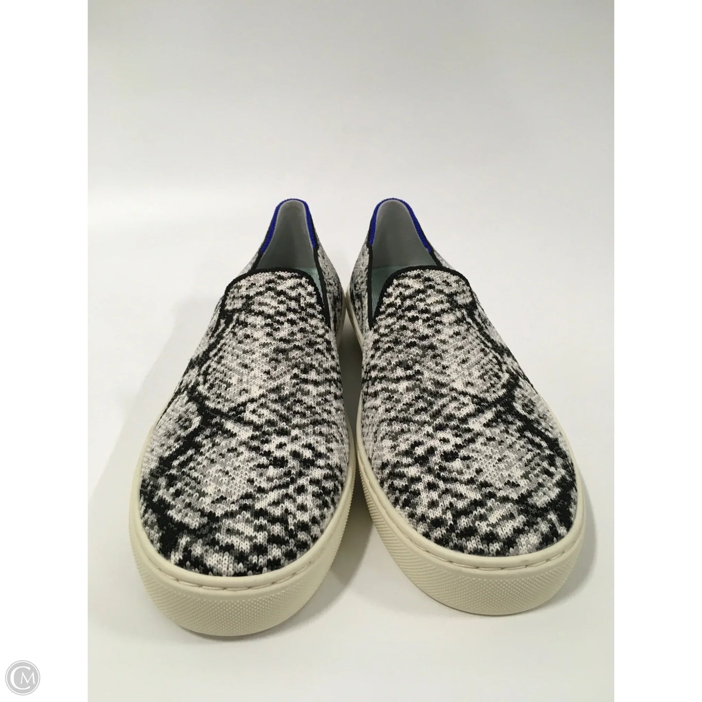 Shoes Flats By Rothys In Black & White, Size: 8