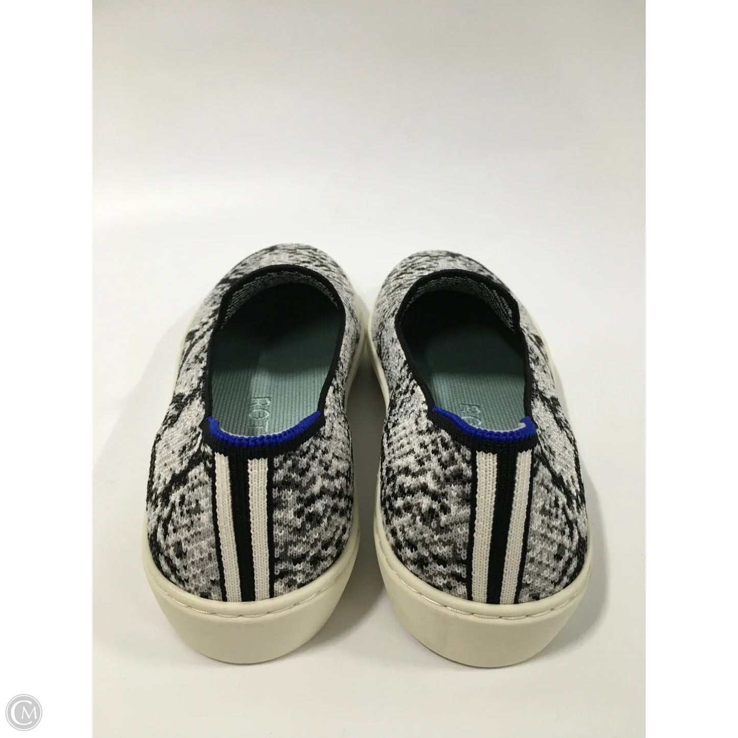 Shoes Flats By Rothys In Black & White, Size: 8