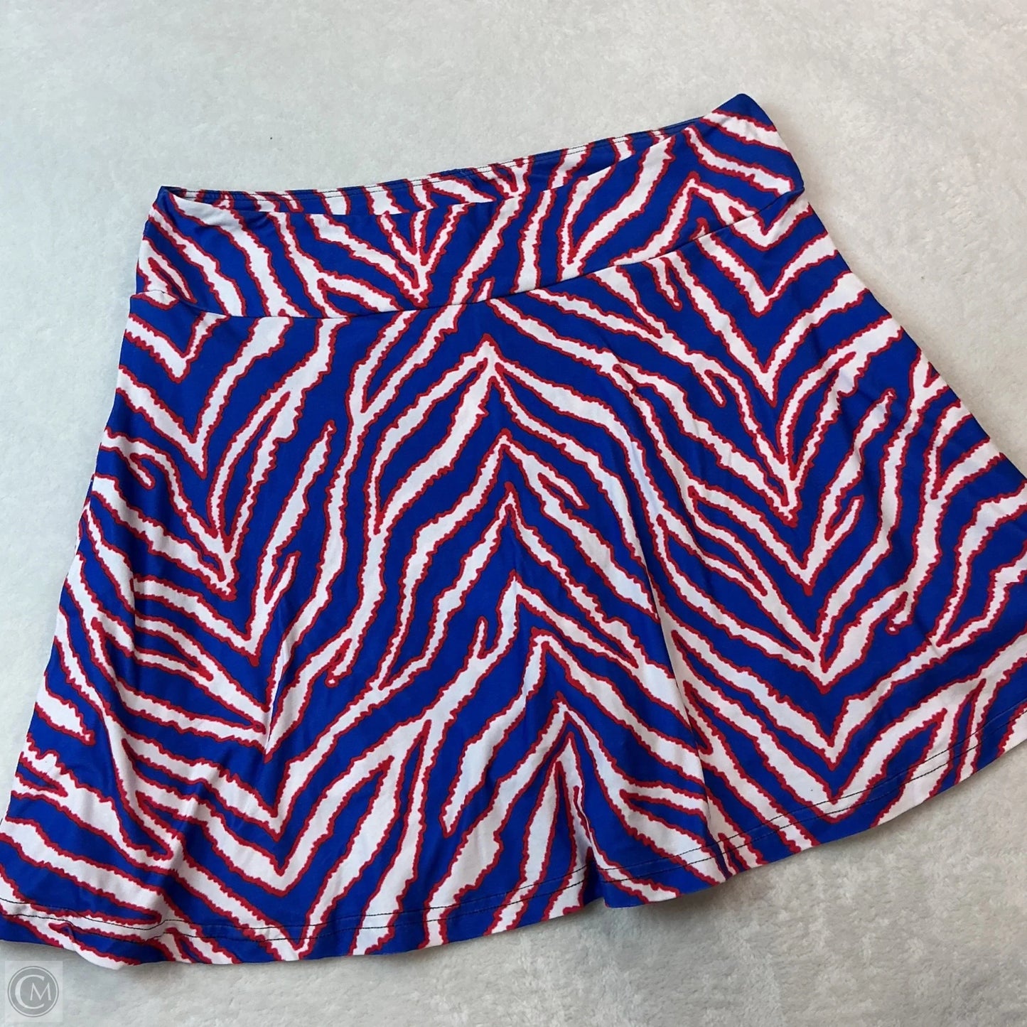 Athletic Skort By Clothes Mentor In Blue & Red & White, Size: M