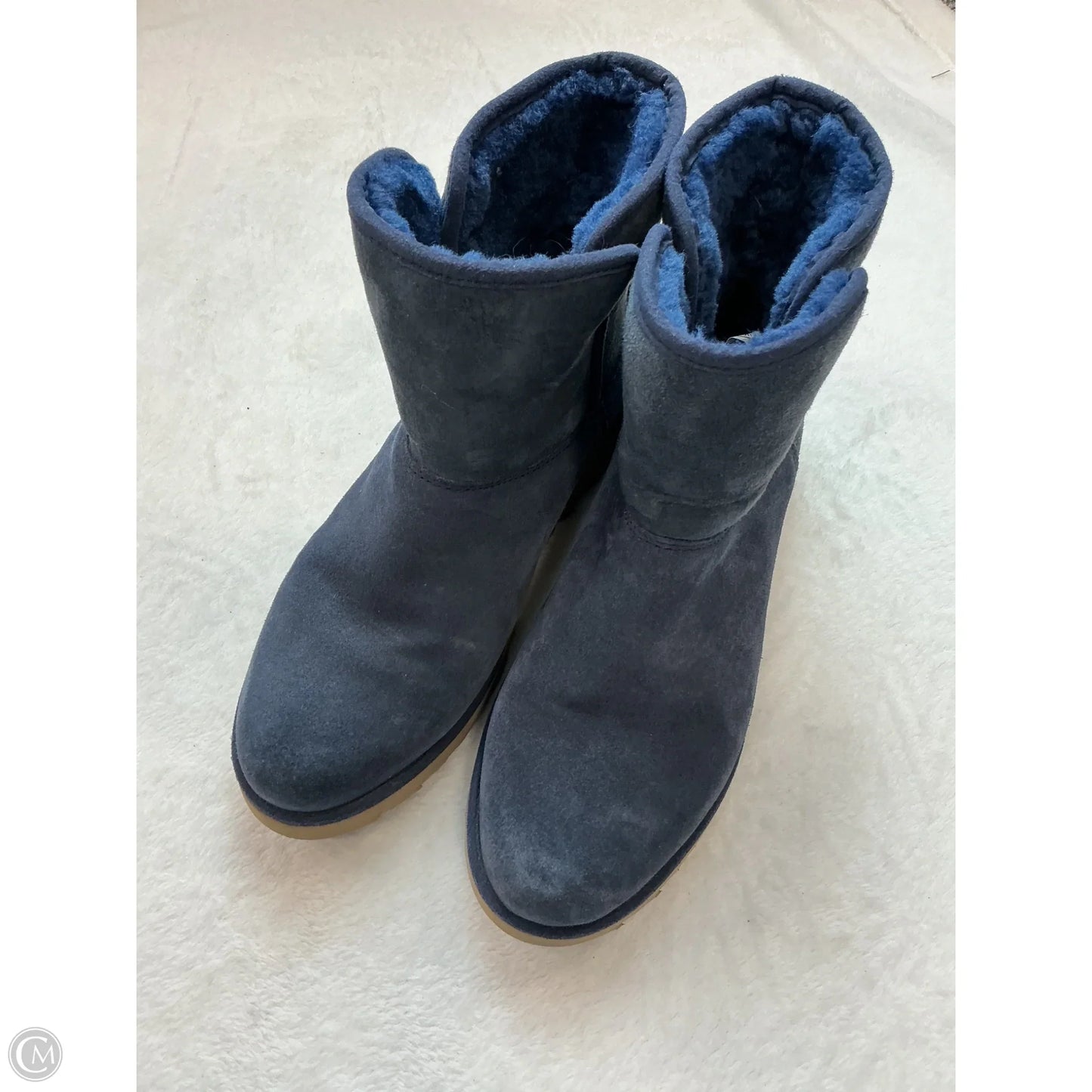 Boots Designer By Ugg In Blue, Size: 8