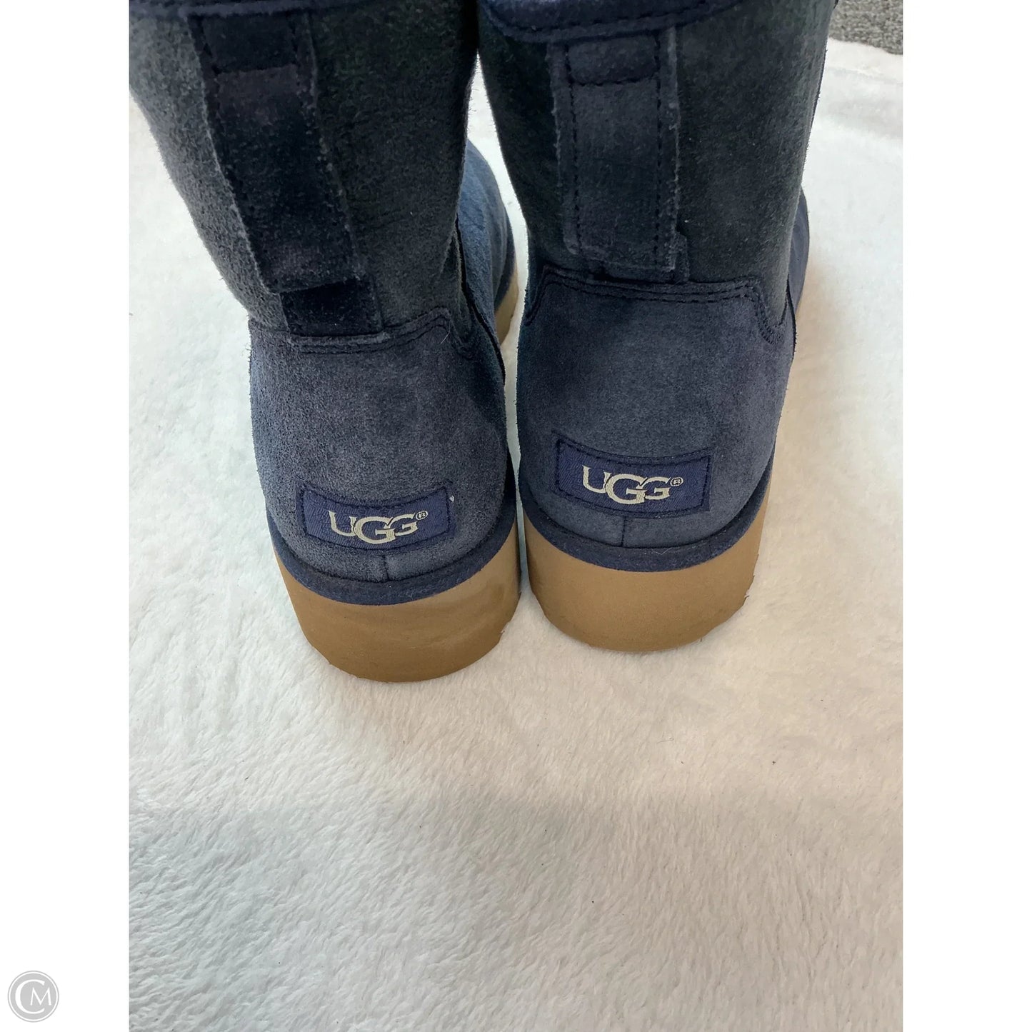 Boots Designer By Ugg In Blue, Size: 8