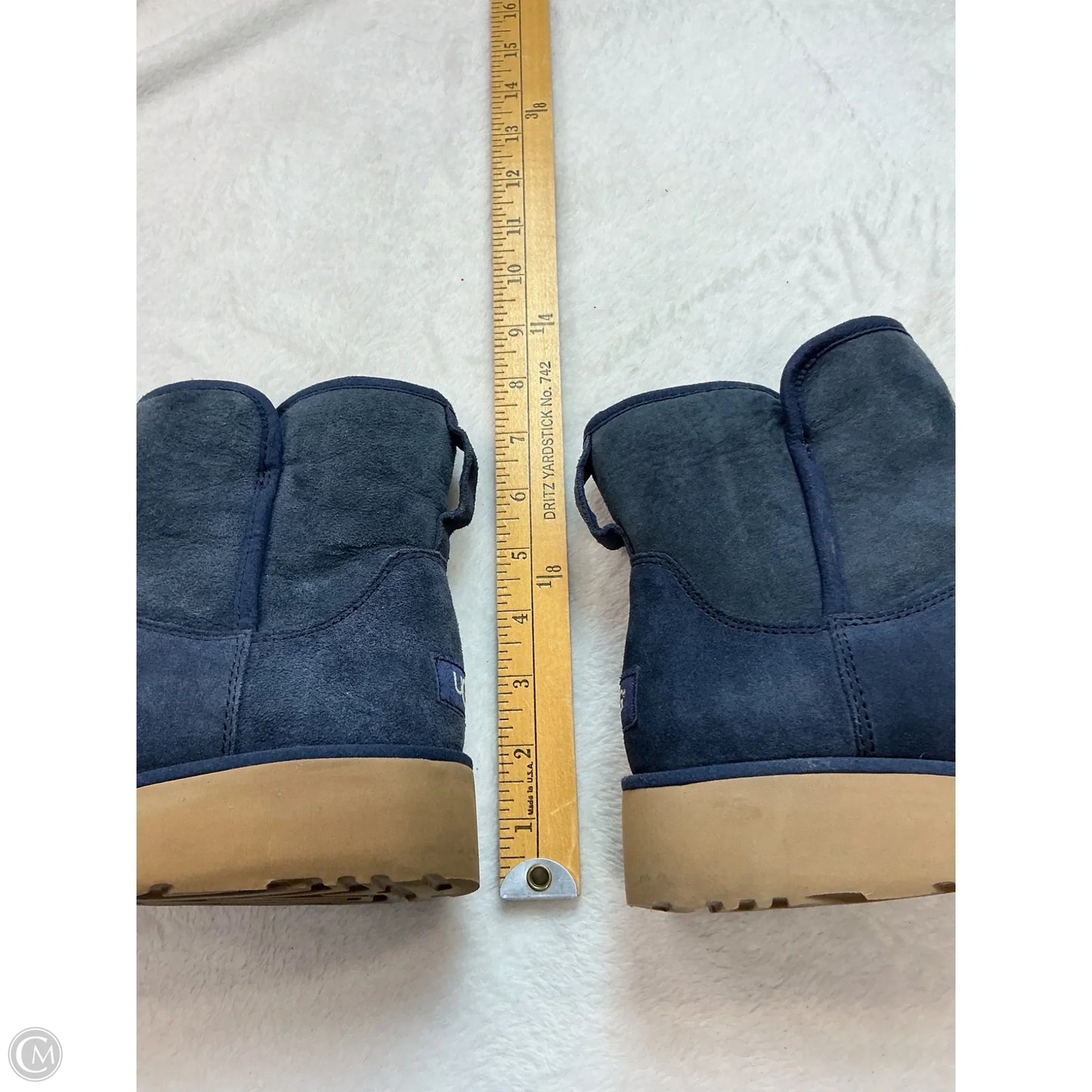 Boots Designer By Ugg In Blue, Size: 8