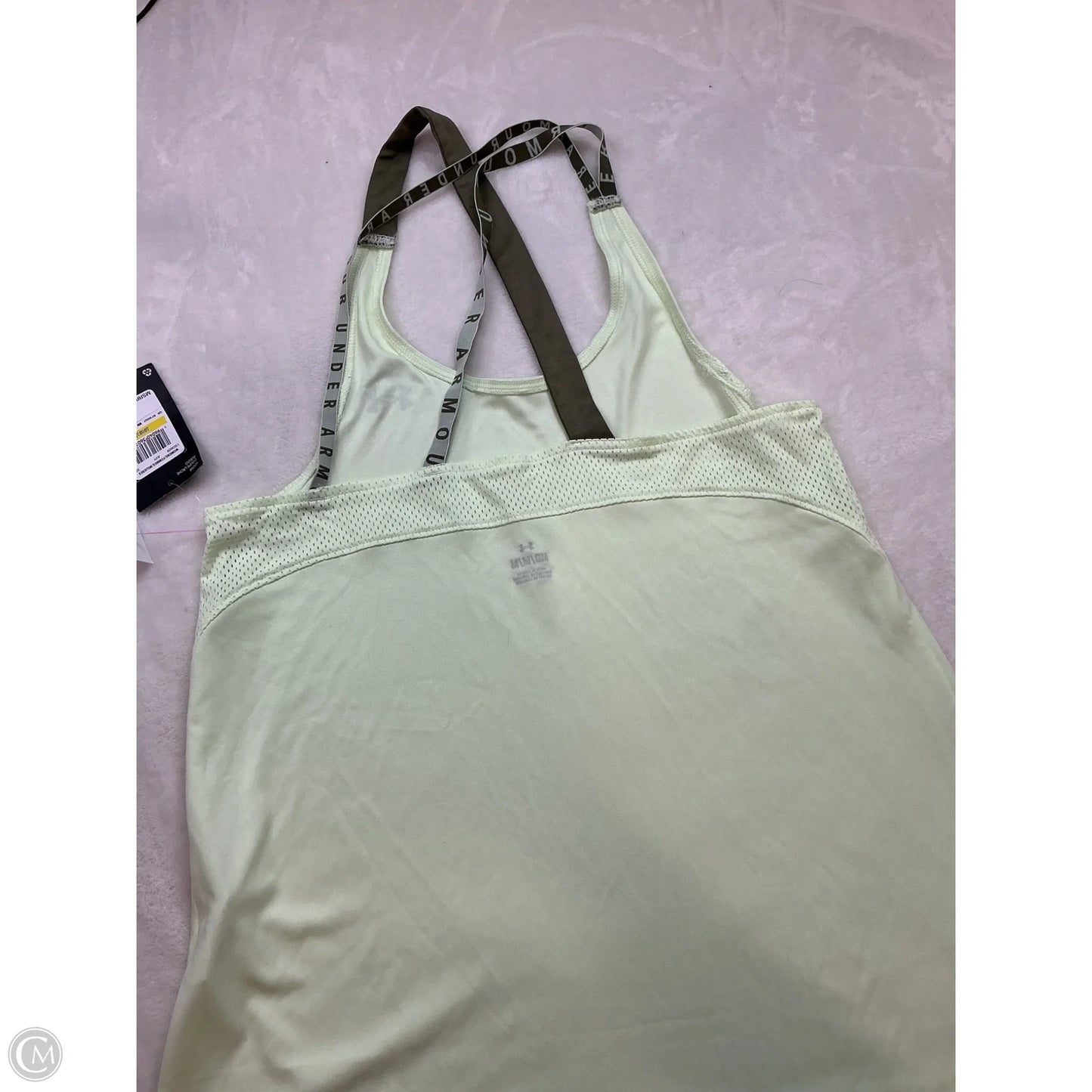 Athletic Tank Top By Under Armour In Green, Size: M