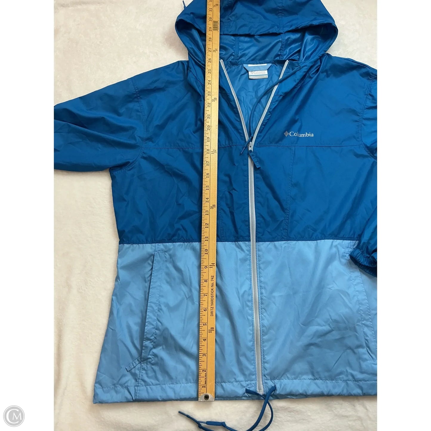 Athletic Jacket By Columbia In Blue, Size: L