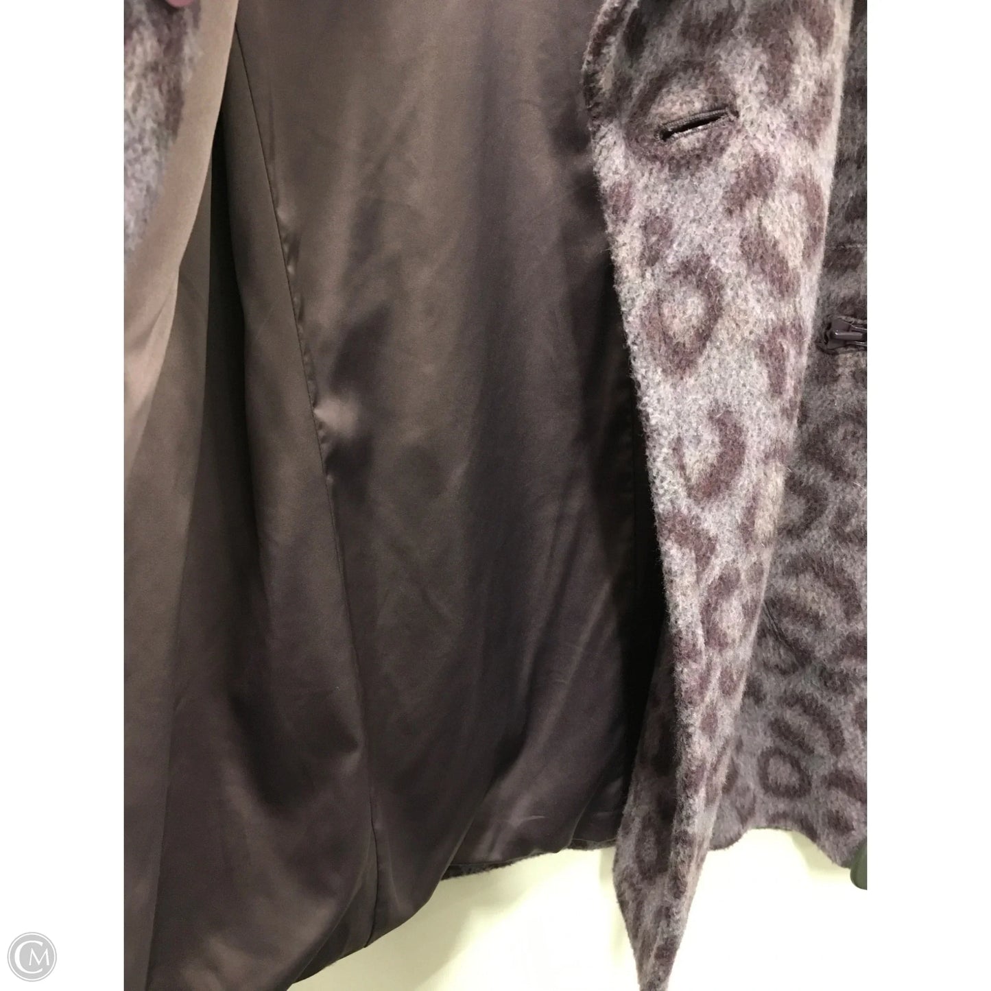 Coat Designer By Kate Spade In Purple, Size: L