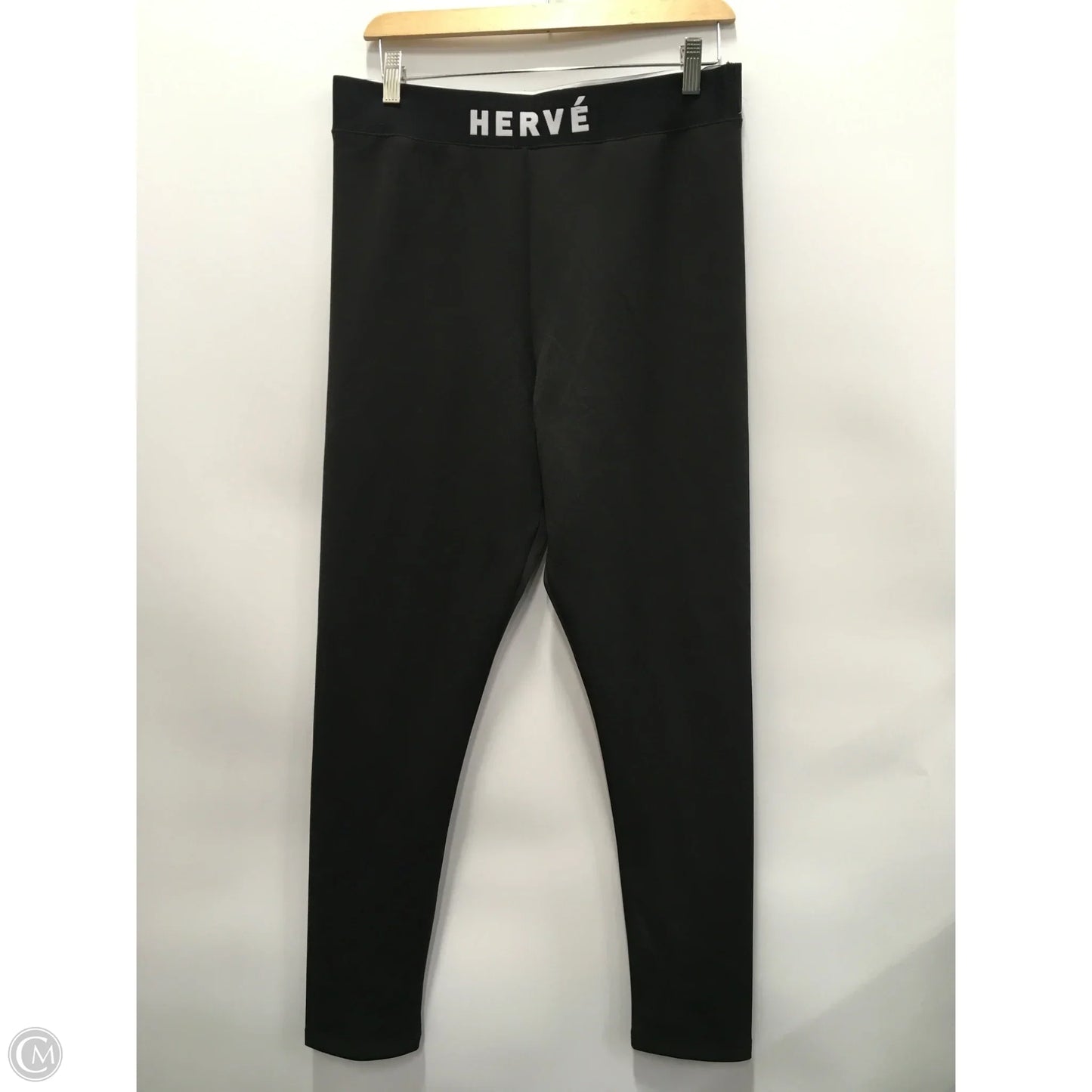 Pants Luxury Designer By Herve Leger In Black, Size: L