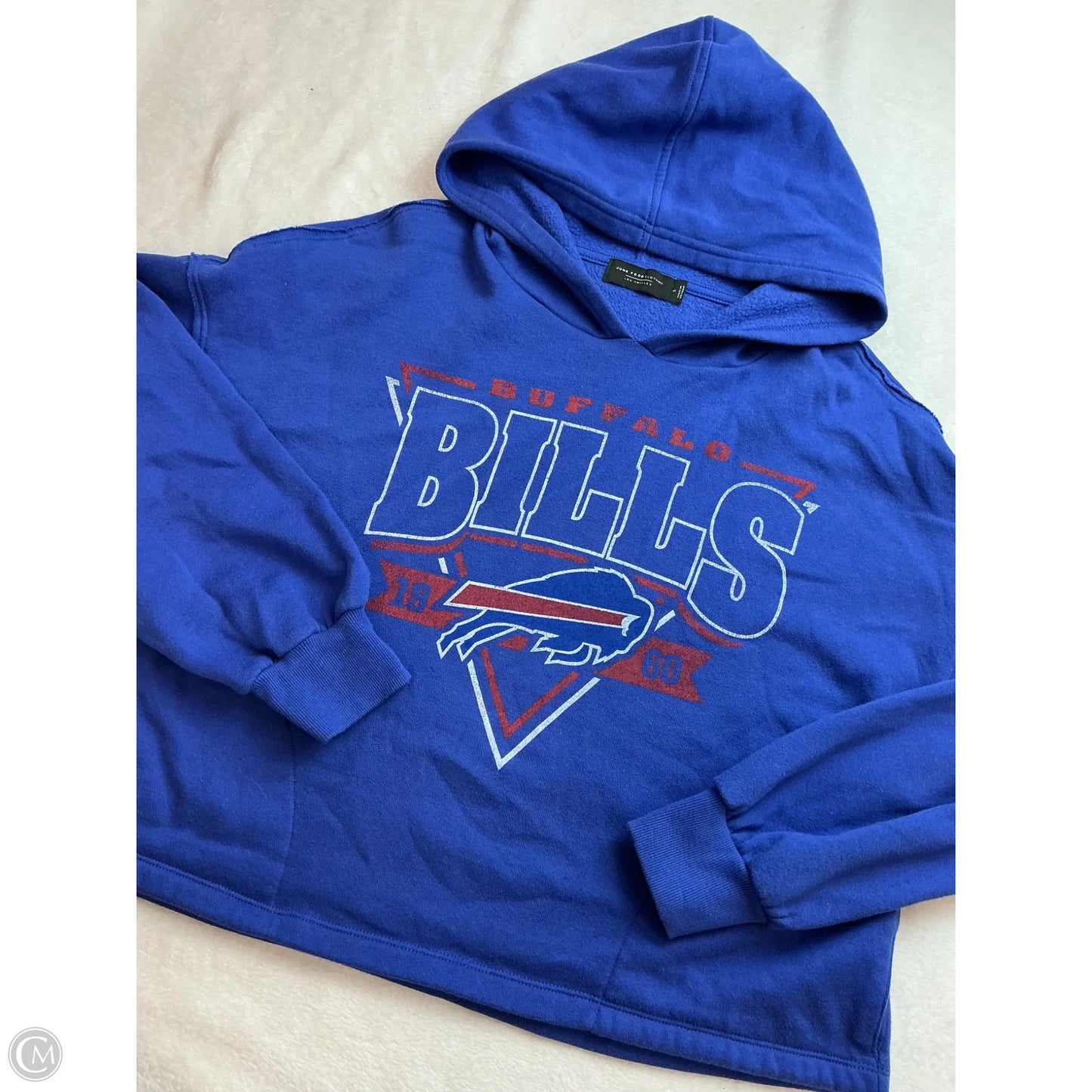 Sweatshirt Hoodie By Junk Food In Blue, Size: S