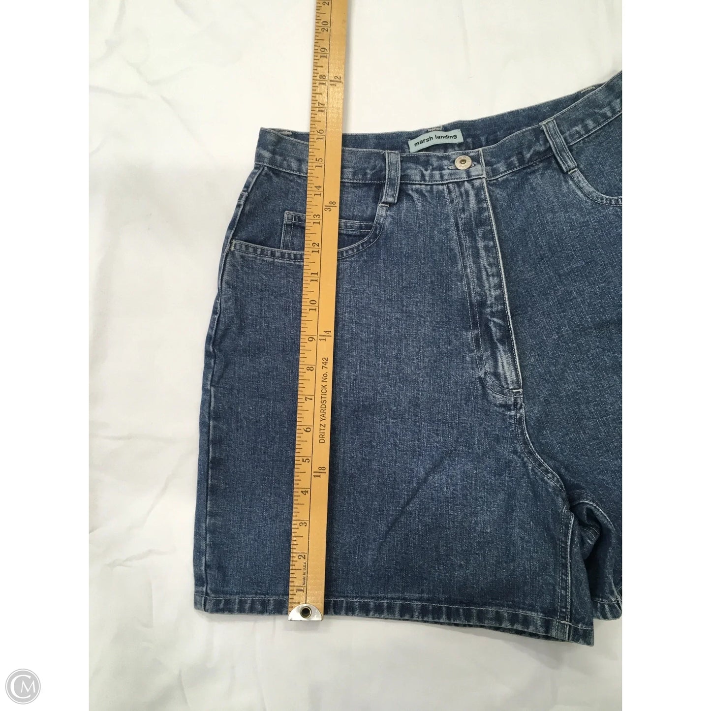 Shorts By Marsh Landing In Blue Denim, Size: 10