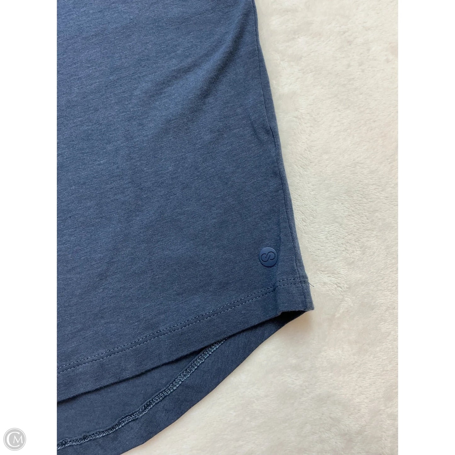 Athletic Top Short Sleeve By Calia In Navy, Size: Xs