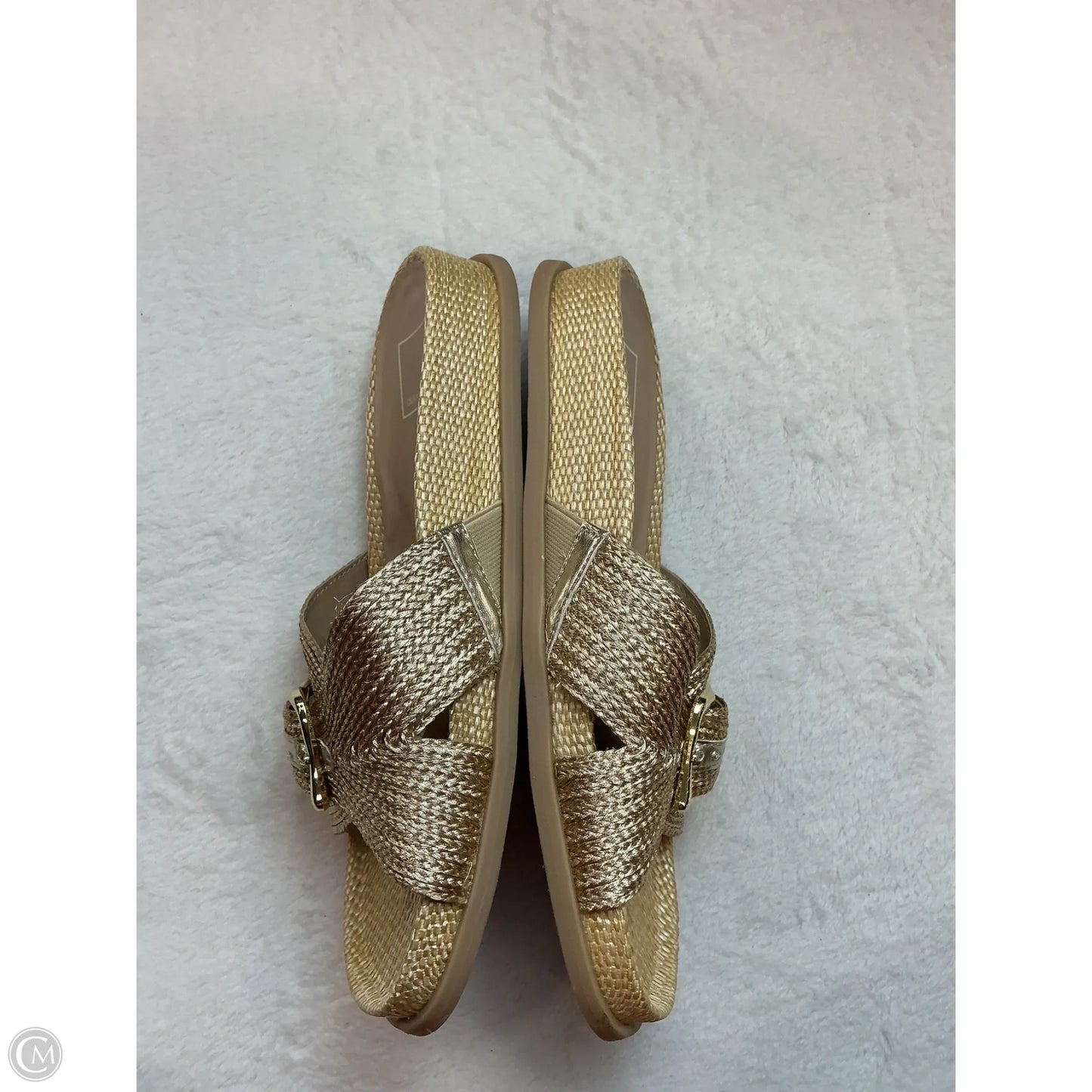 Sandals Flats By Dolce Vita In Gold, Size: 7.5