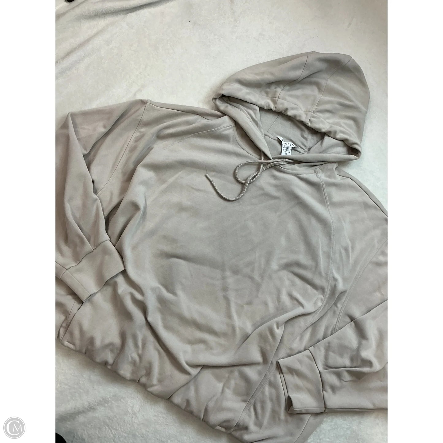 Athletic Sweatshirt Hoodie By Athleta In Ivory, Size: Xl