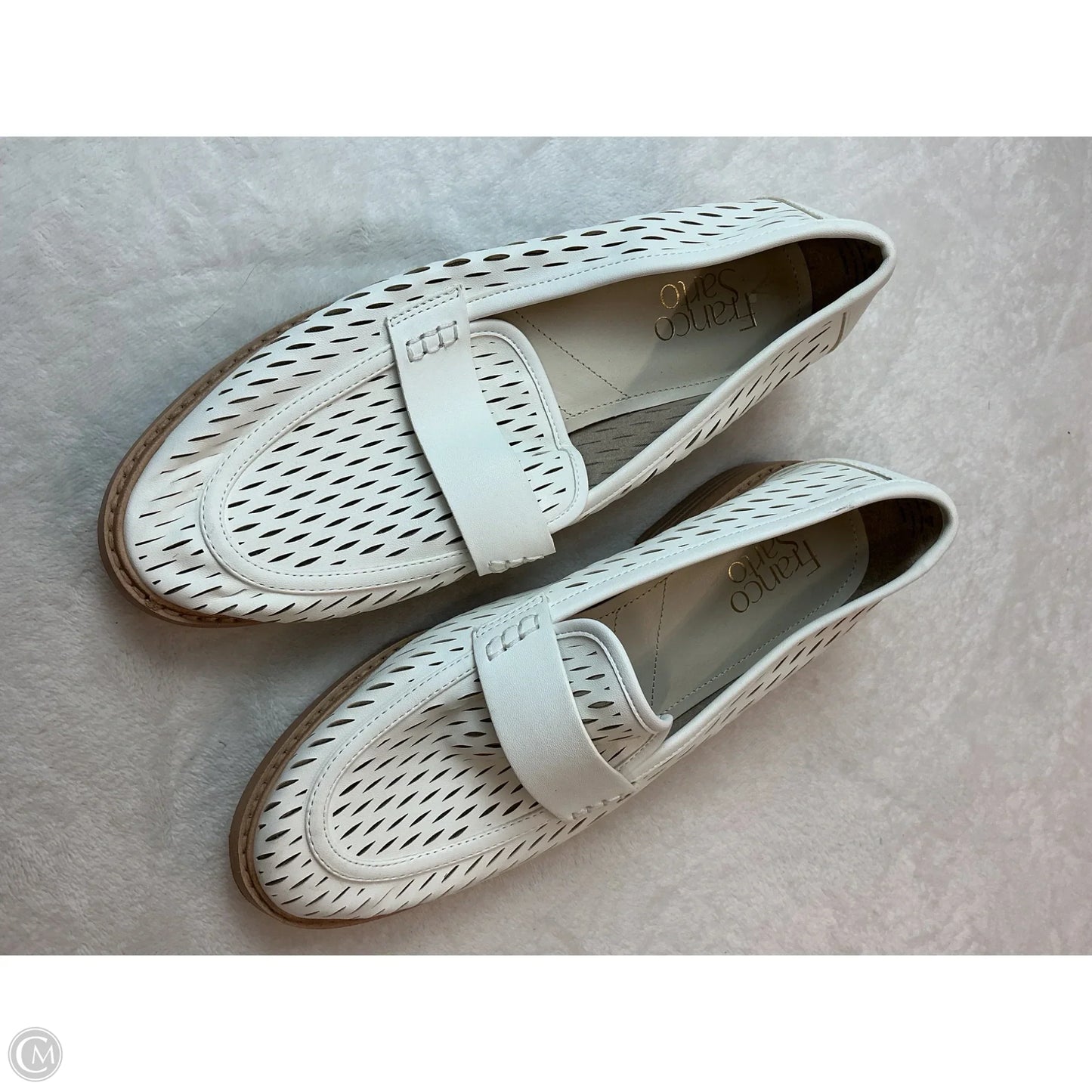 Shoes Flats By Franco Sarto In White, Size: 7.5