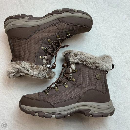 Boots Snow By Skechers In Brown, Size: 9
