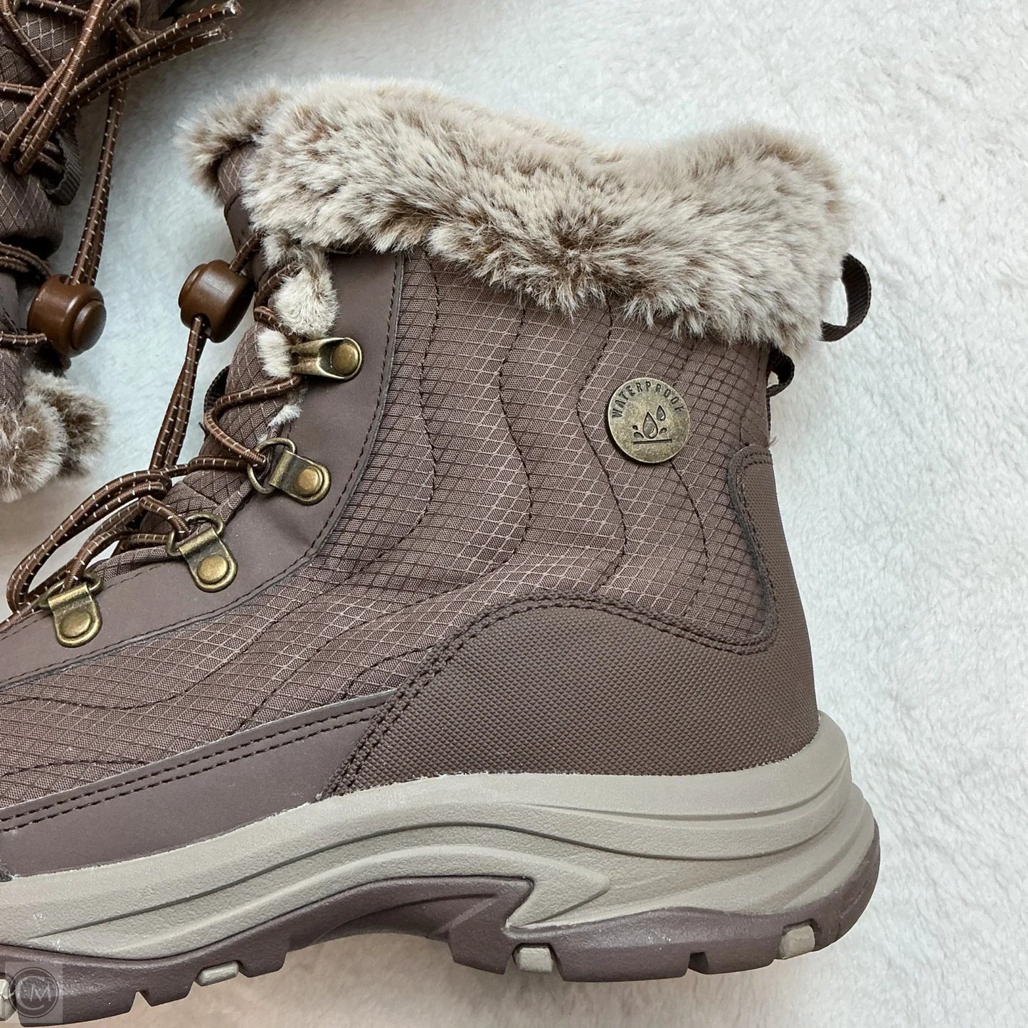 Boots Snow By Skechers In Brown, Size: 9
