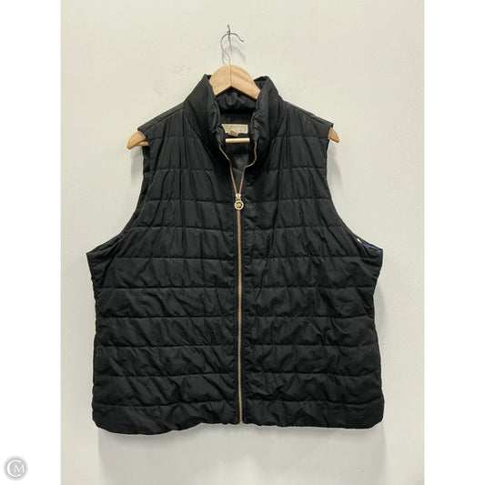 Vest Puffer & Quilted By Michael By Michael Kors In Black, Size: 2x