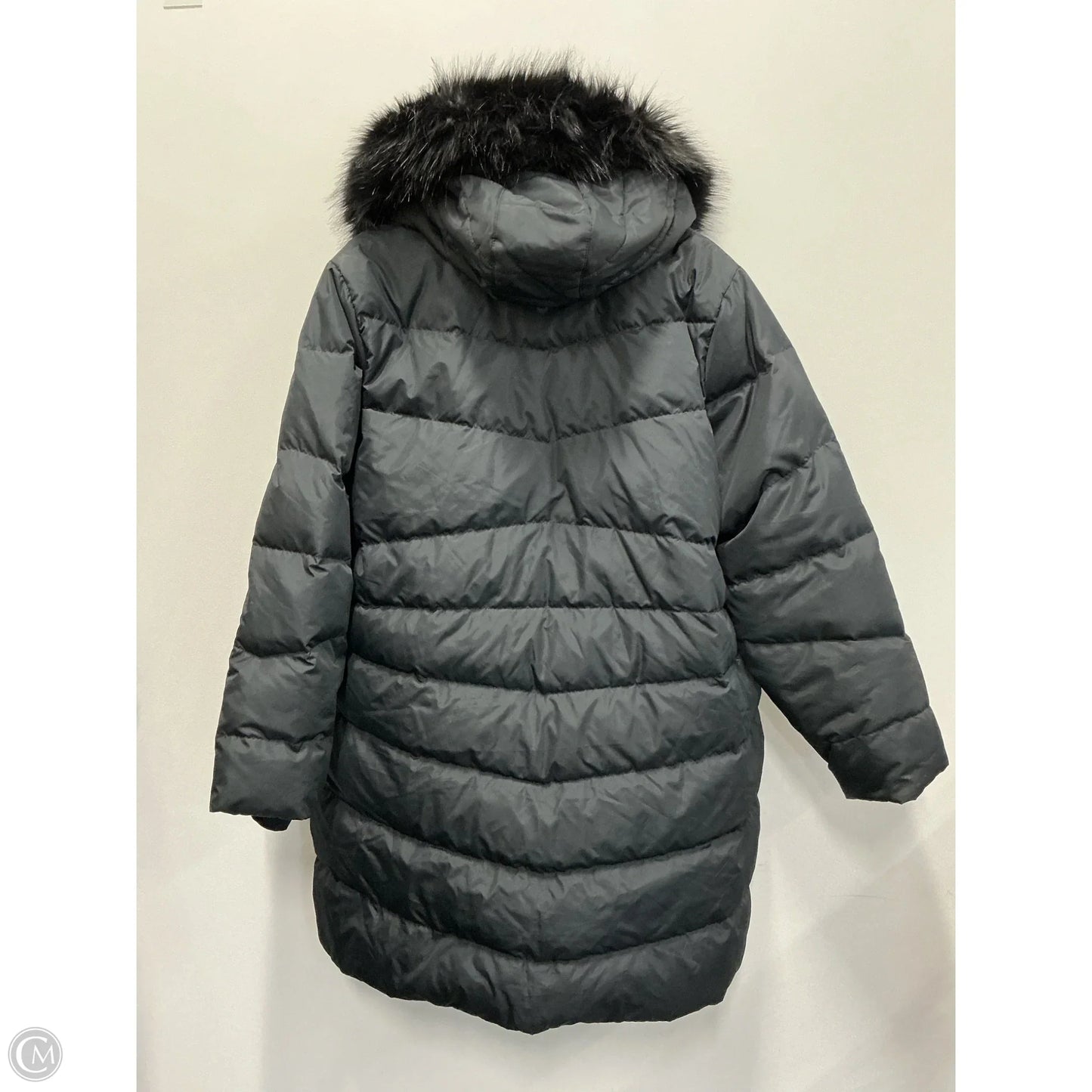 Coat Puffer & Quilted By Lands End In Black, Size: 2x