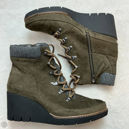Boots Ankle Heels By Dr Scholls In Green, Size: 11