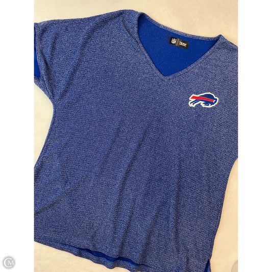 Top Short Sleeve By Nfl In Blue, Size: 2x