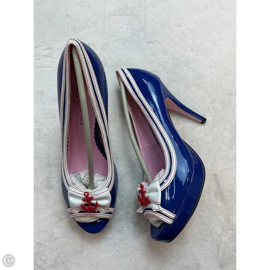 Shoes Heels Stiletto By Clothes Mentor In Blue, Size: 8