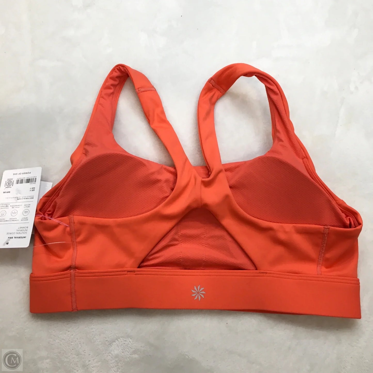 Athletic Bra By Athleta In Orange, Size: M