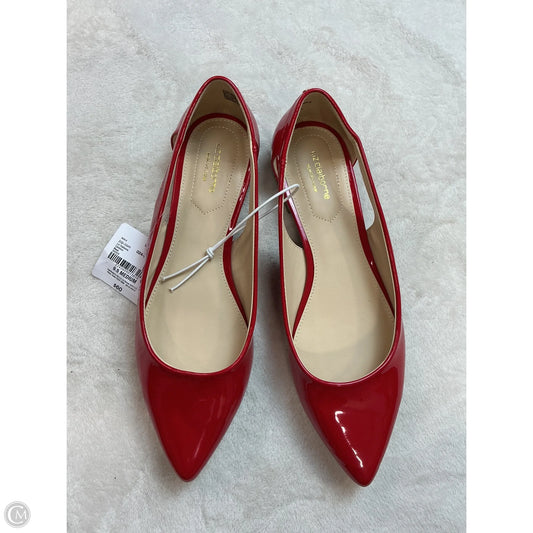 Shoes Flats By Liz Claiborne In Red, Size: 9.5