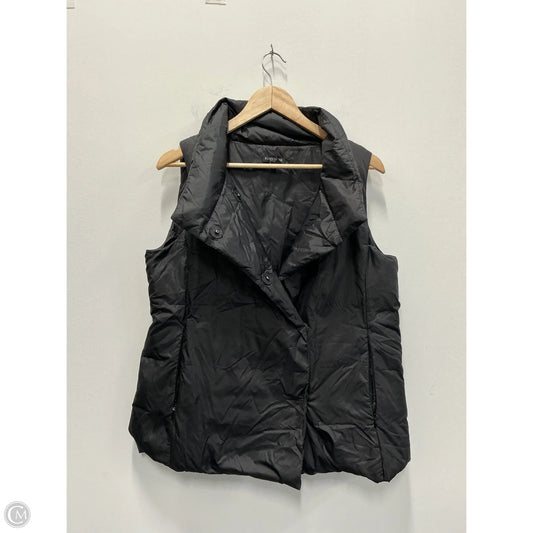 Vest Puffer & Quilted By Eileen Fisher In Black, Size: Mp