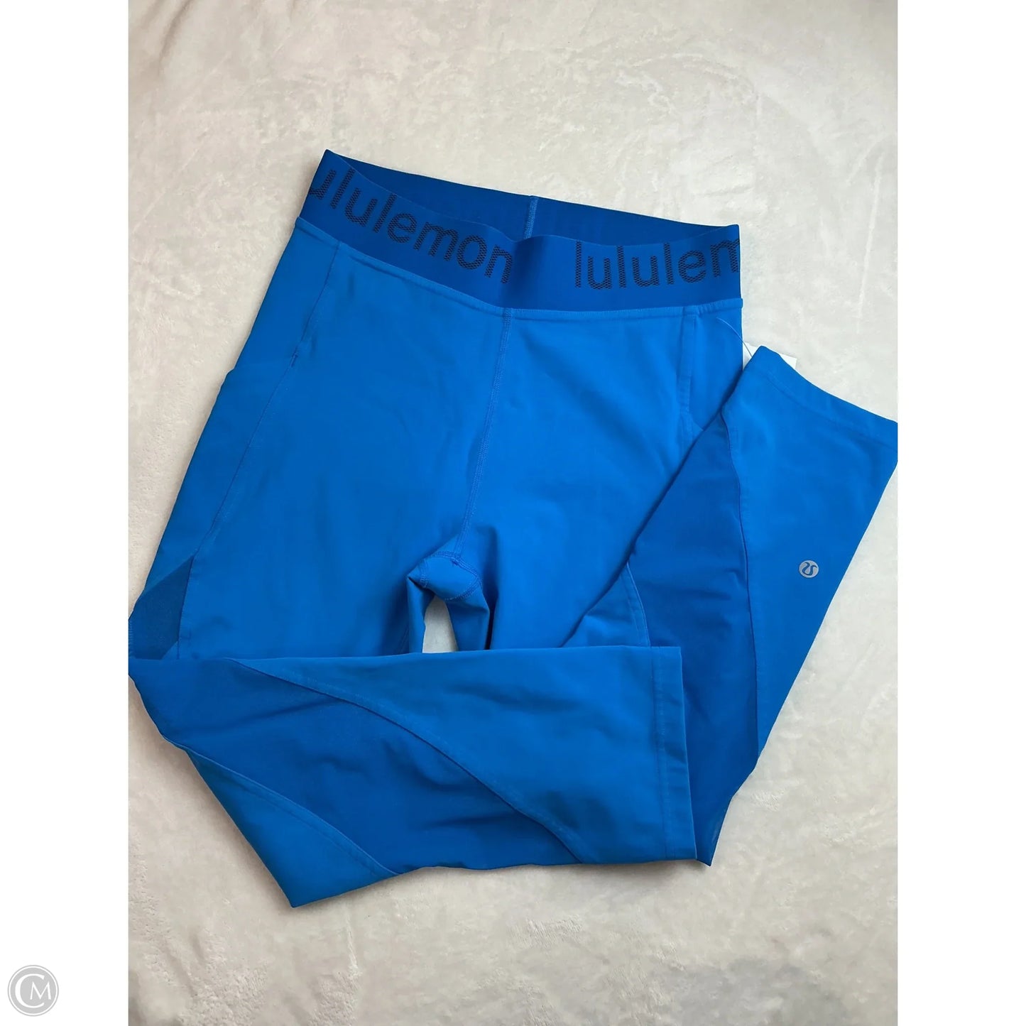 Athletic Leggings By Lululemon In Blue, Size: Medium