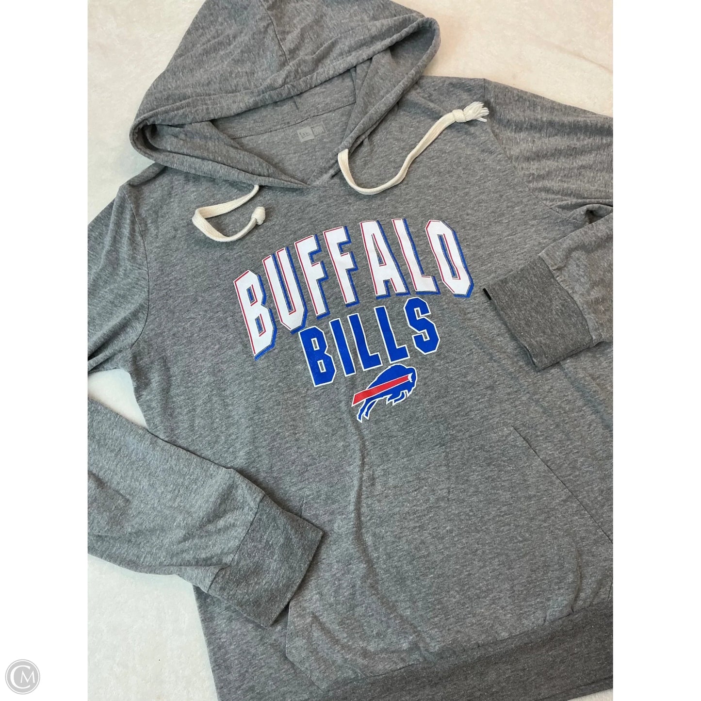 Top Long Sleeve By New Era In Grey, Size: L