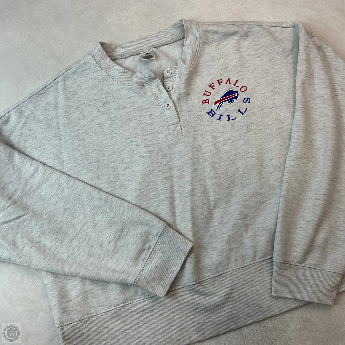 Sweatshirt Crewneck By Nfl In Grey, Size: M