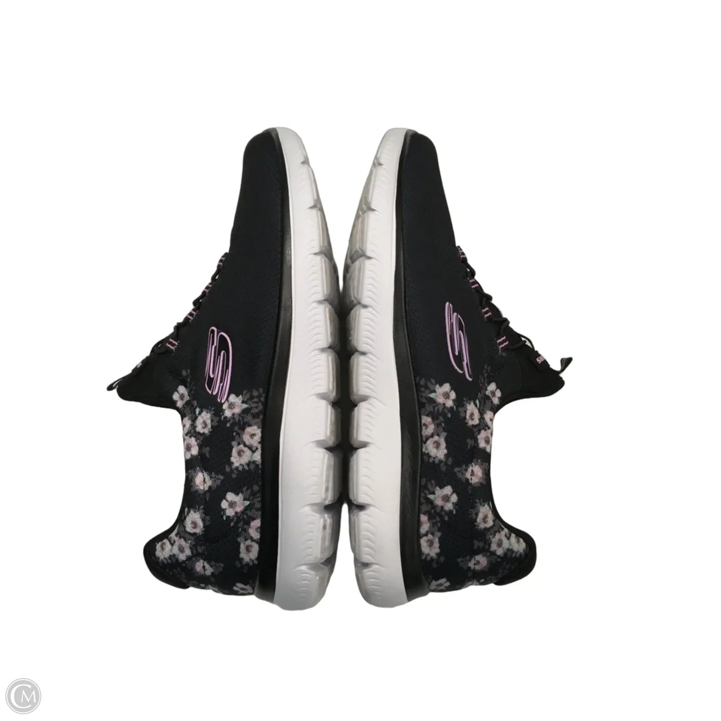 Shoes Athletic By Skechers In Floral Print, Size: 9