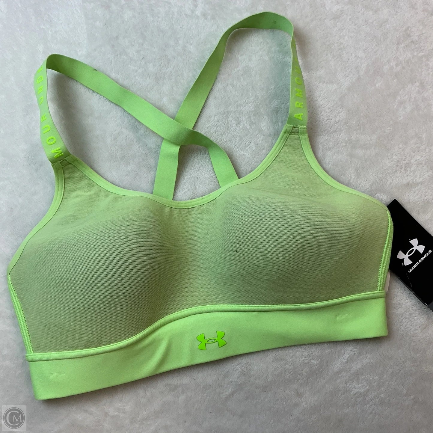 Athletic Bra By Under Armour In Green, Size: M