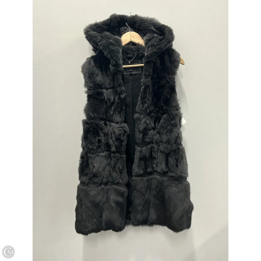 Coat Faux Fur & Sherpa By Bcbgmaxazria In Black, Size: Xs