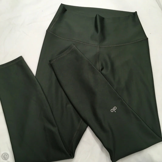 Athletic Leggings By Alo In Green, Size: M