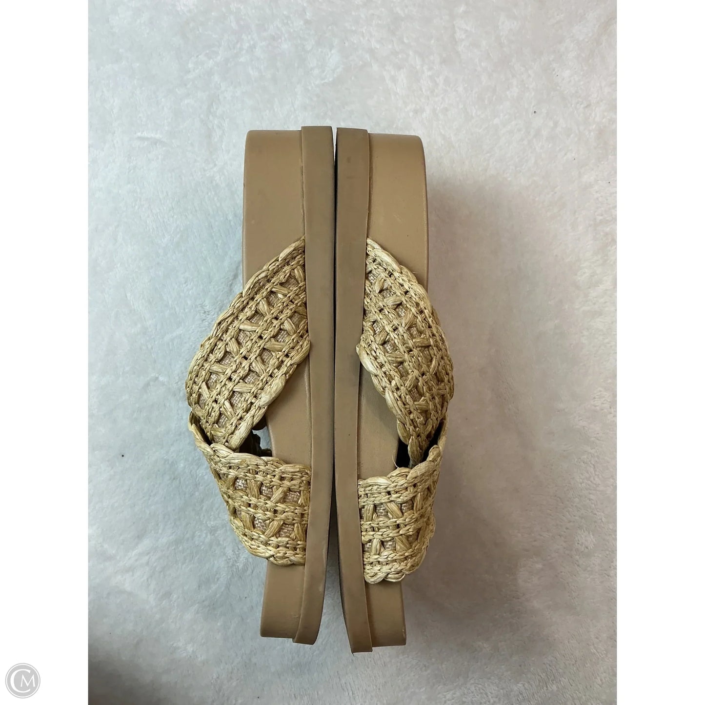 Sandals Flats By Marc Fisher In Cream, Size: 8.5