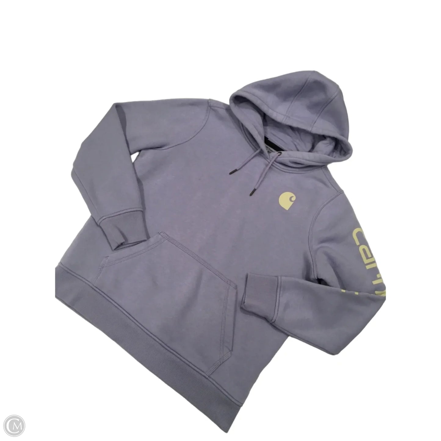 Sweatshirt Hoodie By Carhartt In Purple, Size: L