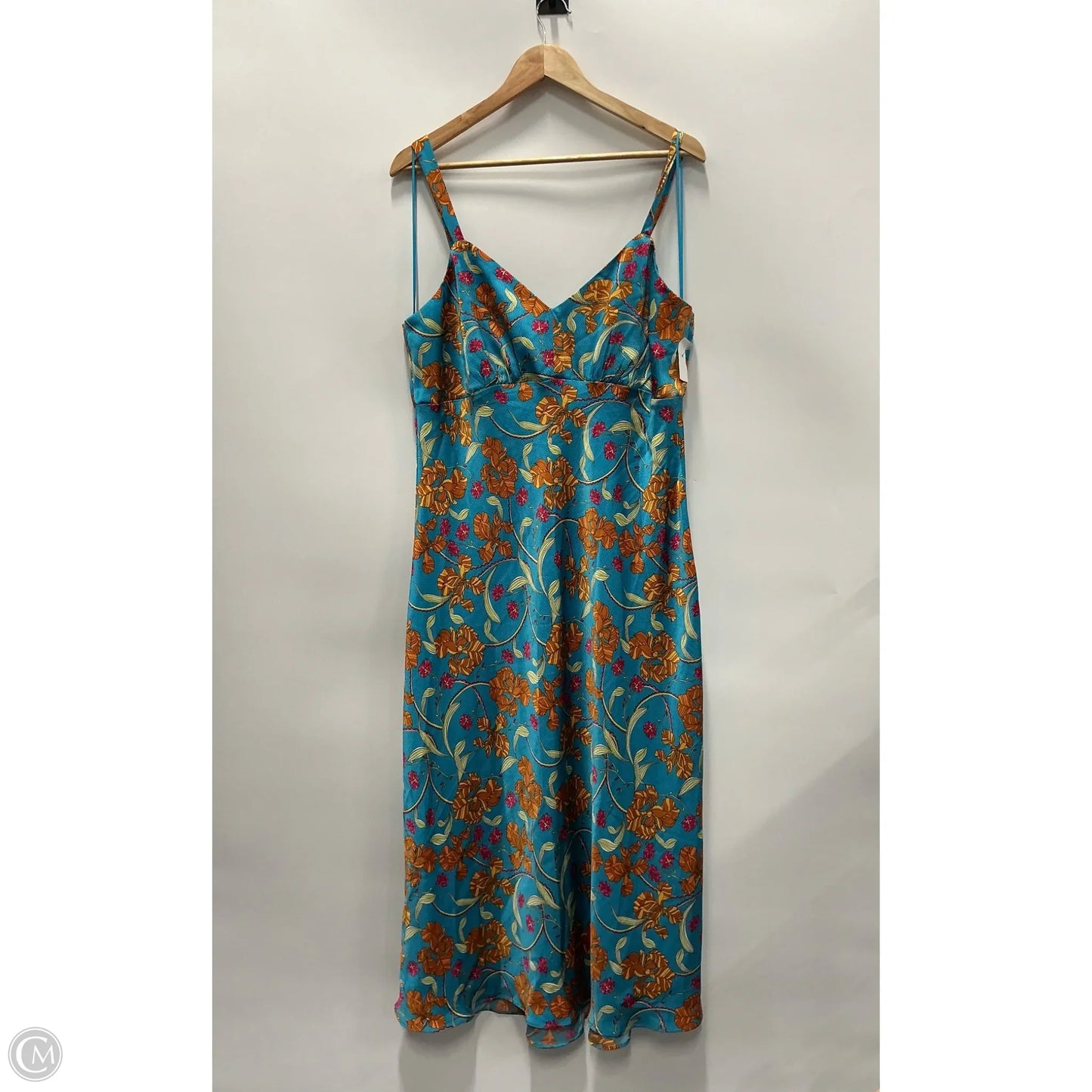 Dress Casual Midi By Sofia By Sofia Vergara In Teal, Size: Xl