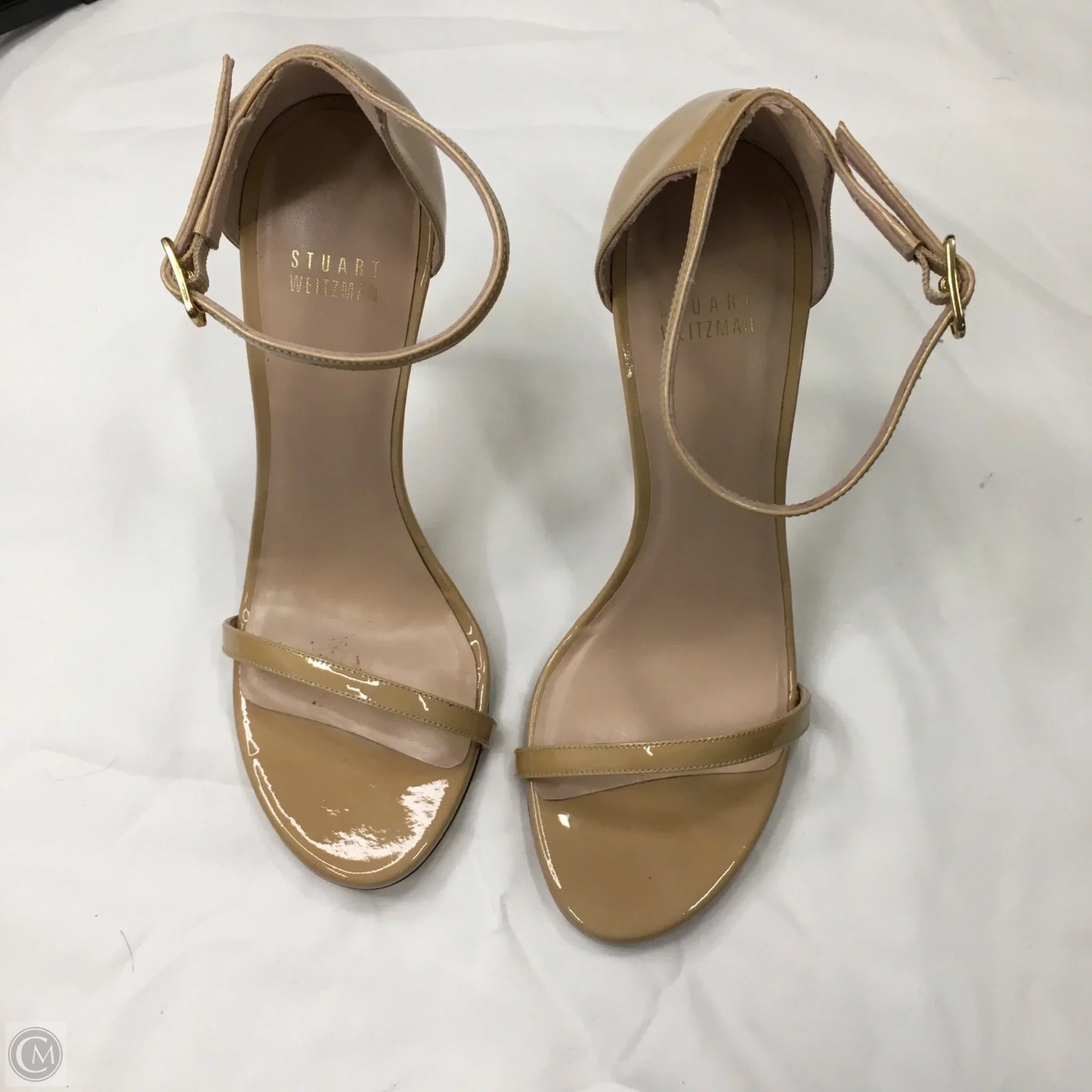 Shoes Designer By Stuart Weitzman In Cream, Size: 8